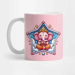 Cute Ganesha Medetating Mug